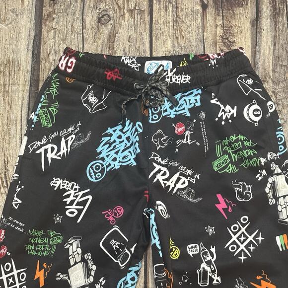 Fresh Prints of Bel-Air Real Grind Monster Graffiti Joggers Adult Medium - Picture 2 of 7